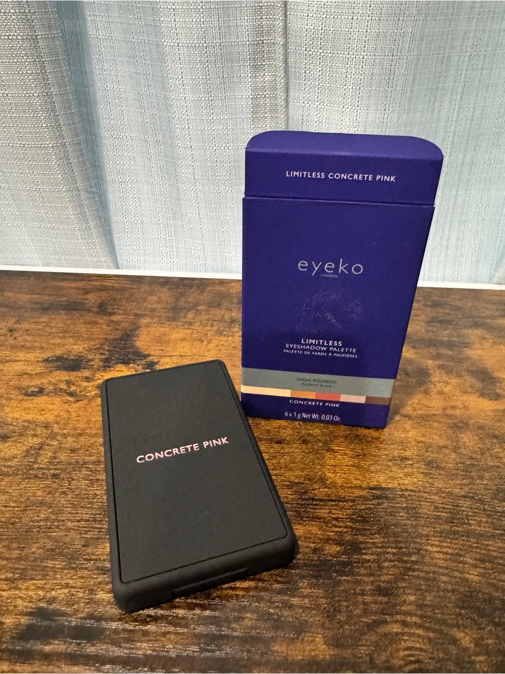 Eyeko Limitless Concrete Pink Eyeshadow Palette NIB High Pigment